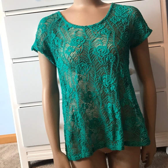LC Lauren Conrad Tops - Lauren Conrad Lace Top